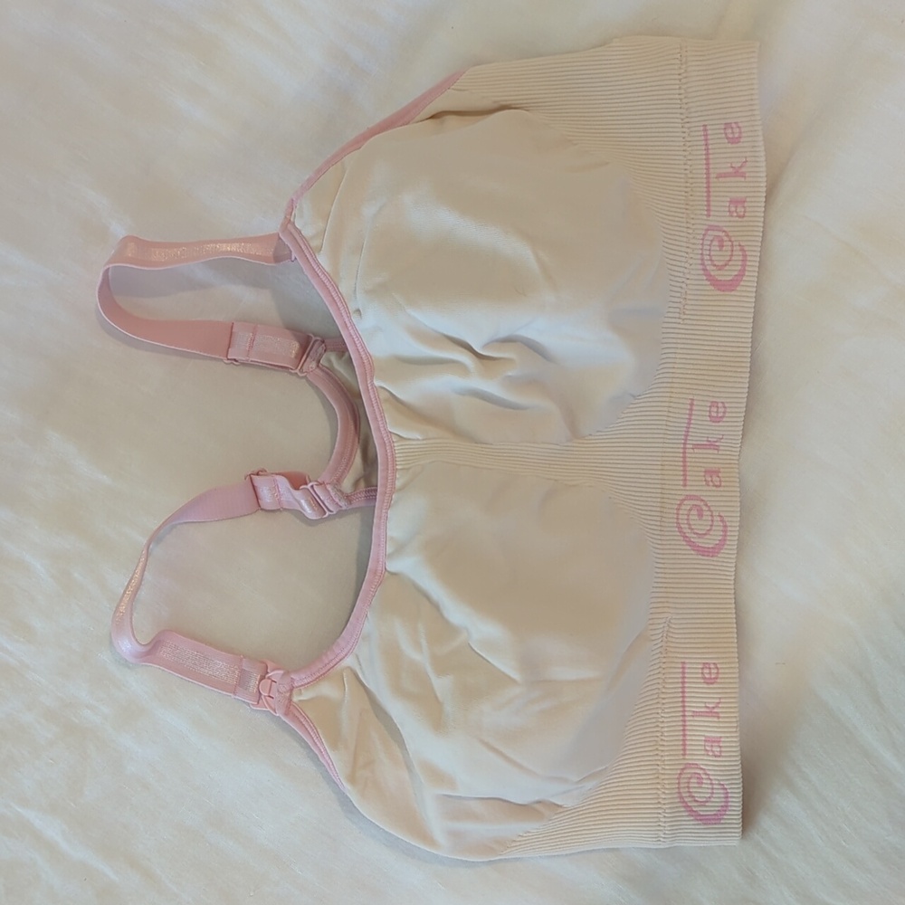 Cake Lingerie Cotton Candy Seamless Nursing Bra In Blush